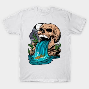 Skull Waterfall T-Shirt